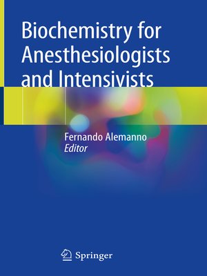 cover image of Biochemistry for Anesthesiologists and Intensivists
